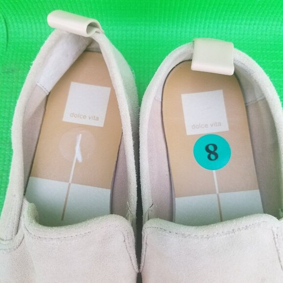 ✅Dolce Vita Travis Blush Suede Espadrille Platform Slip-On Shoes Women's Size 8 - Picture 6 of 15